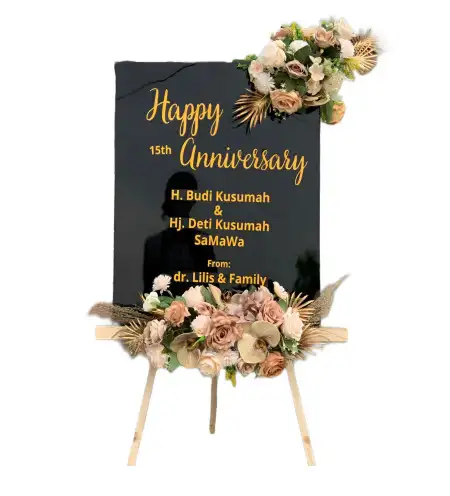 Papan Bunga Akrilik Candra Kencana
