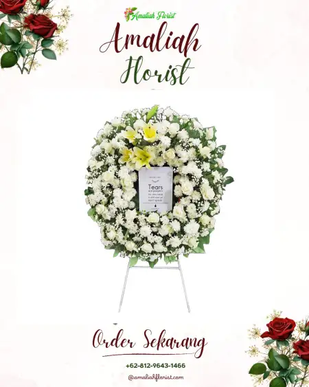 Krans Bunga Duka Candra Kencana